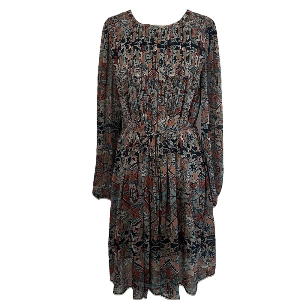Tommy Hilfiger Women’s Dress Mosaic Earthy Long Sleeve Mini-6